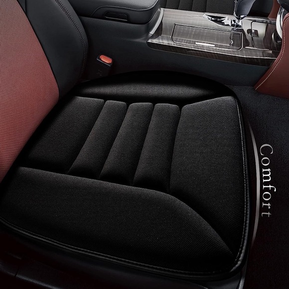 kingphenix Seat Cushion with 1.2inch Comfort Memory Foam (Black) - Picture 2 of 10